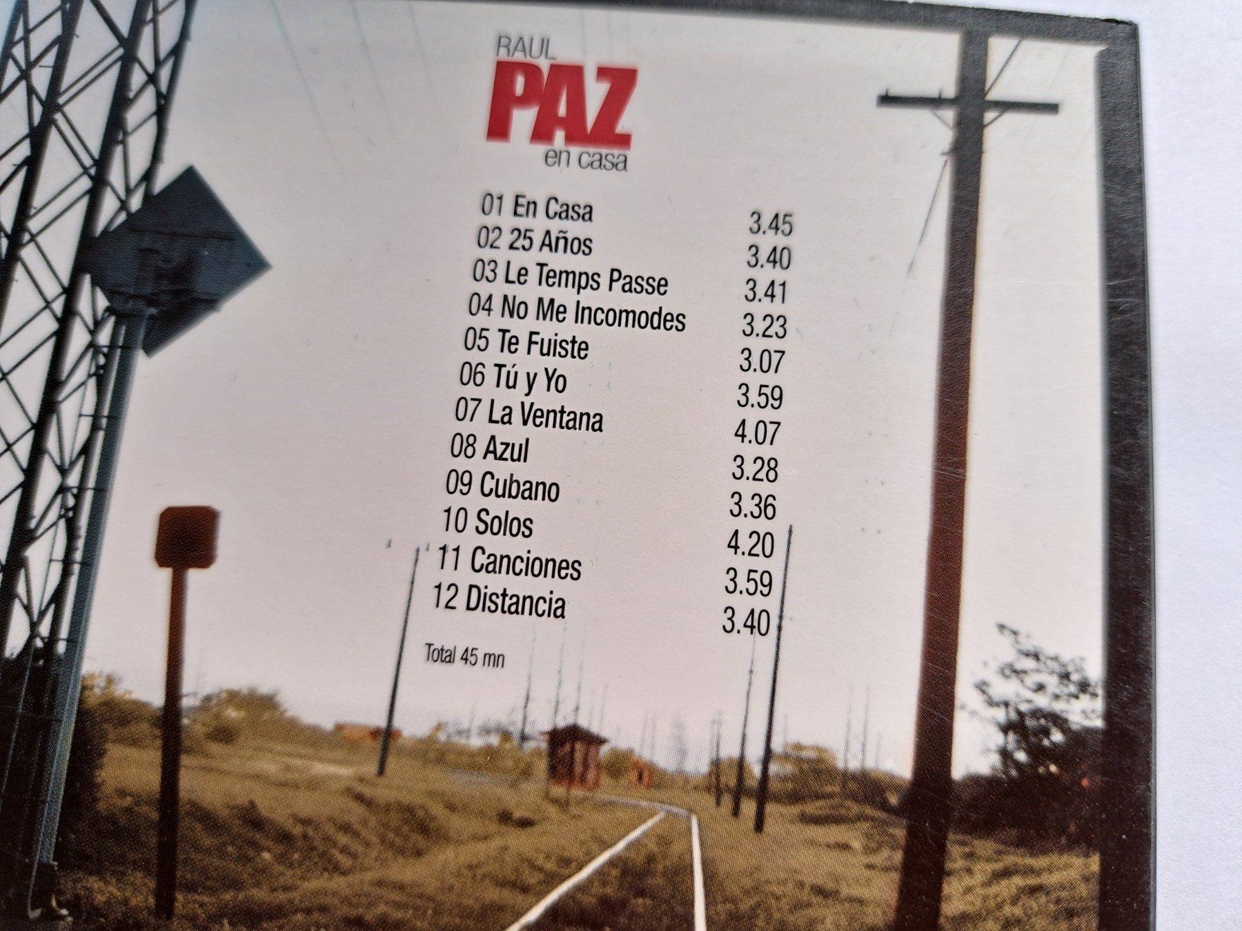 CD: Cd Raul Paz - En Casa – Usato da Pully venduto da bro_n52j 2