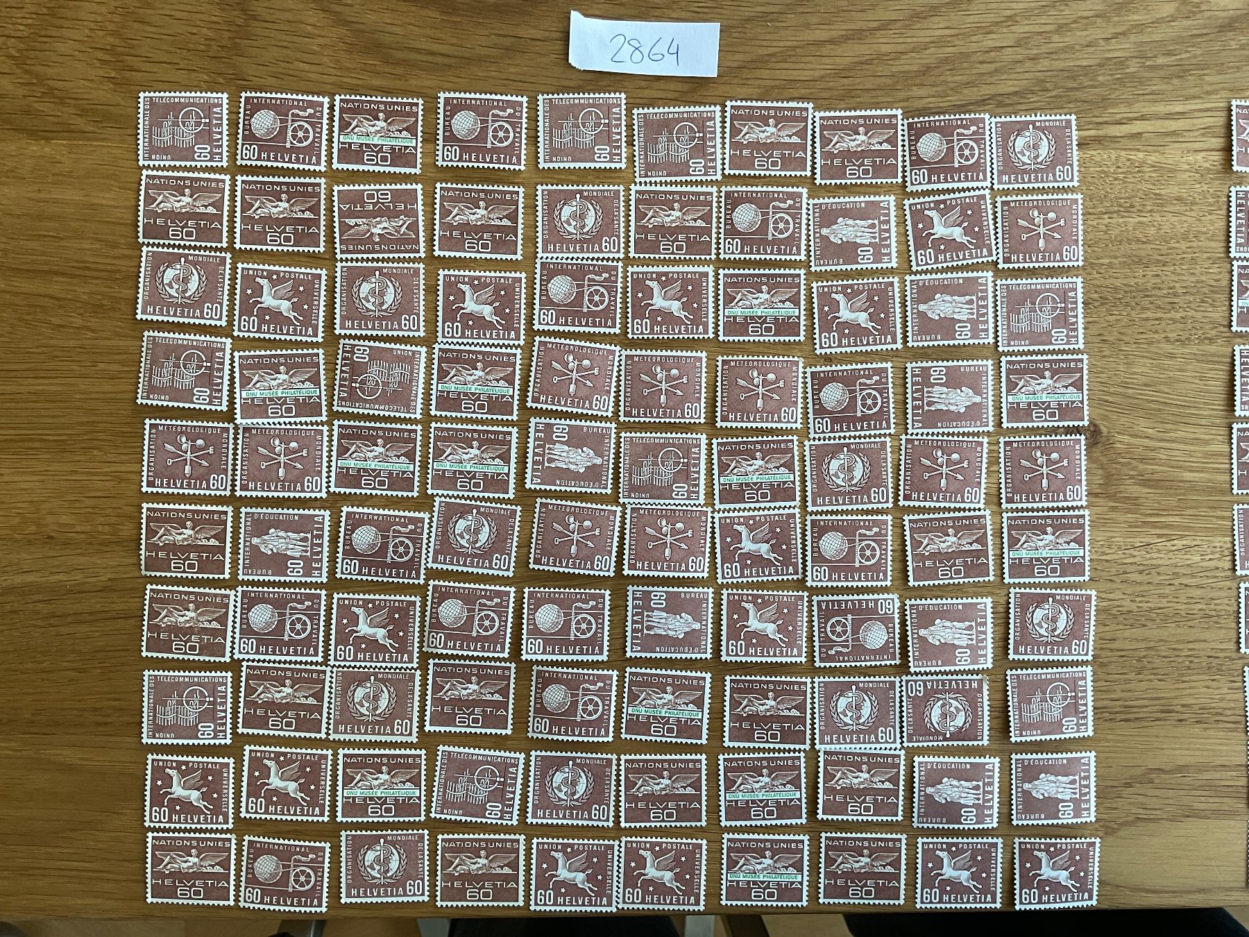 Alle Briefmarken: 60Fr Ämter Frankaturware ungestempelt postfrisch Sammlung – Neu (gemäss Beschreibung) aus Wil SG von Chefsugus