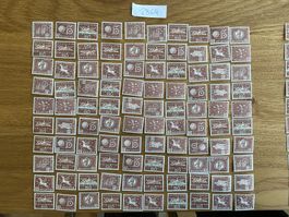60Fr Ämter Frankaturware ungestempelt postfrisch Sammlung