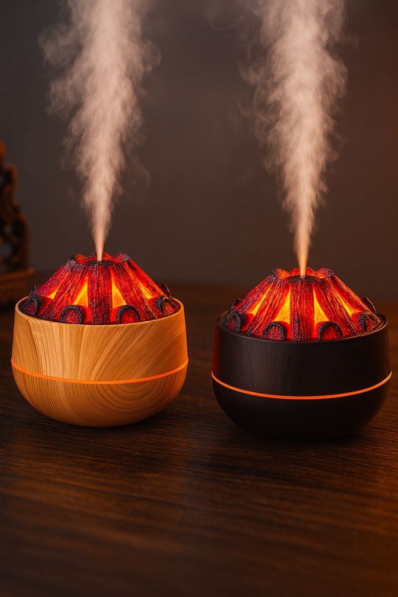 Diffusori di oli essenziali: Aroma Diffuser Vulkan Design, Luftbefeuchter, Neu! – Nuovo e nell'imballaggio originale da Emmenbrücke venduto da ShopDirect