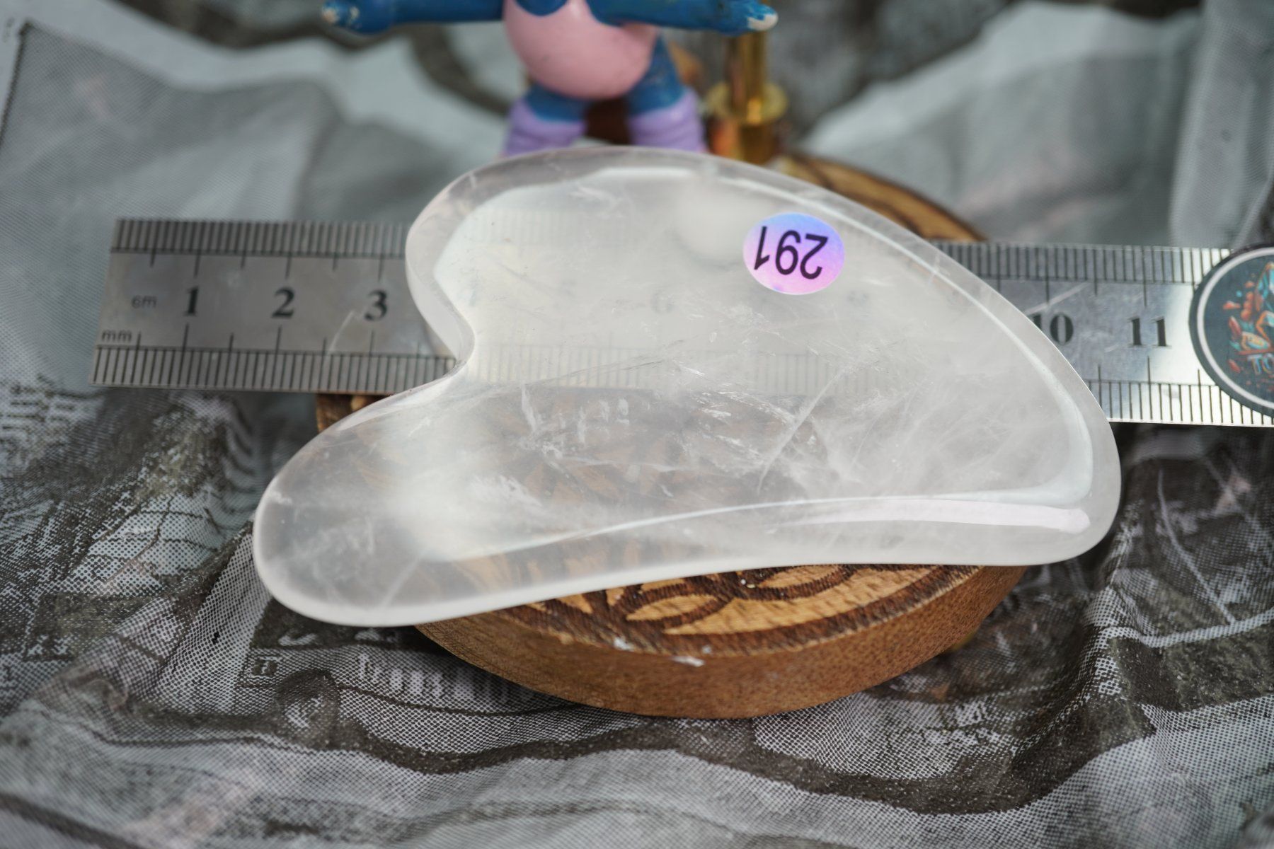 Minerali & Pietre curative: Gua Sha Massage-Stein  Bergkristall      ab 1.- – Nuovo e nell'imballaggio originale da Eschenbach SG venduto da topstone 1