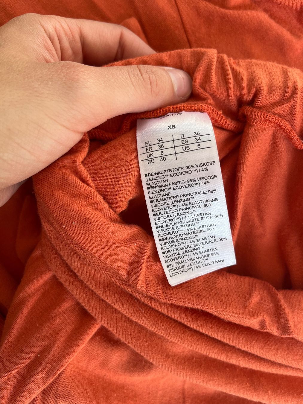 Armedangels Pantaloni: orange Armedangels Stoffhose – Usato da Winterthur venduto da buyerricard 3