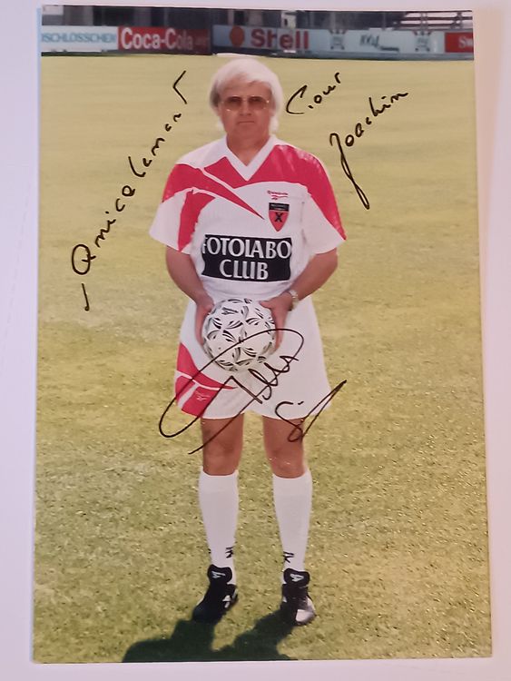 Photo Dédicacée Gilbert Gress - VFB Stuttgart - Original Signé Sans Certif