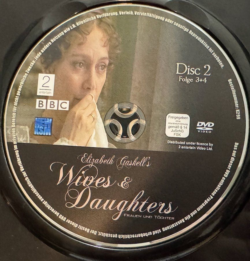 Tutti i DVDs: 3 DVDs  WIVES & DAUGHTERS von Elizabeth GASKELL'S – Usato da Wisen venduto da gigisna 6
