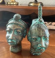 African tribal royal Heads