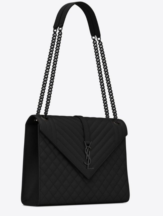 Saint Laurent Borse da donna: Ysl Envelope Bag Large embodied leather – Nuovo (secondo la descrizione) da Zug venduto da Calvin-Klein