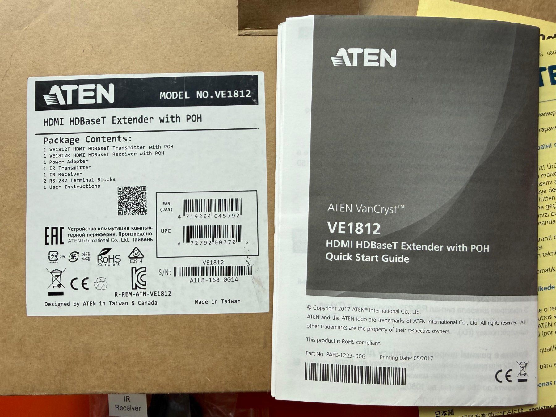 Convertitori: ATEN HDMI Audio-/Video-Leistungsverstärker Sender+Empfänger – Nuovo e nell'imballaggio originale da Winterthur venduto da tim_cl8x 8