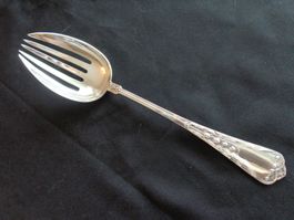 * GRANDE FOURCHETTE A SERVIR JEZLER MUGUET ARGENT 800