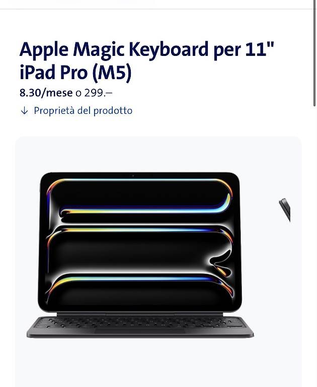 Tastiere: Apple Magic Keyboard (11 iPad Pro )  – Usato da Zürich venduto da man_t68p