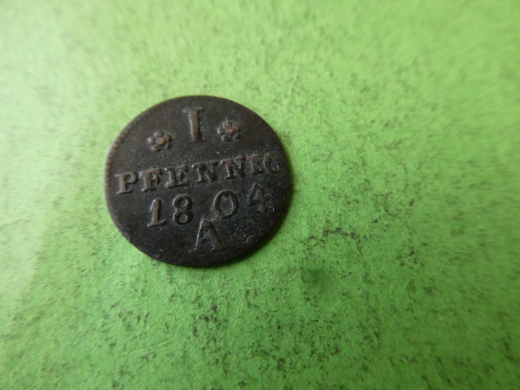 Tutti le monete: Preussen 1804 A, 1 Pfennig – Usato da Hinterforst venduto da Rohusri