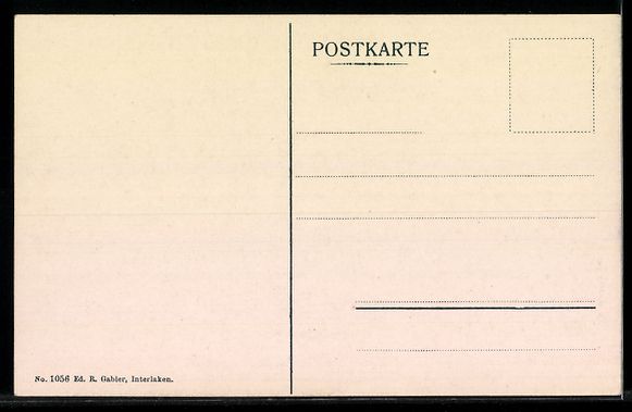 Cartoline postali: AK Wengen, Teilansicht mit Jungfrau – Usato da Berlin venduto da bartko-reher 1