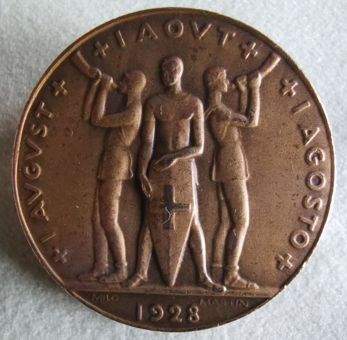 Medaglie: Medaille 1 August 1928 – Usato da Liestal venduto da Ciccoo