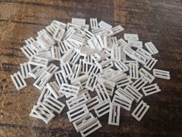 lego 2412b lot de 100 pièces White Tile, Modified 1 x 2