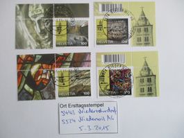 Voll Ort Ersttagsstempel aus 5443 Niederrohrdorf + Niederwil