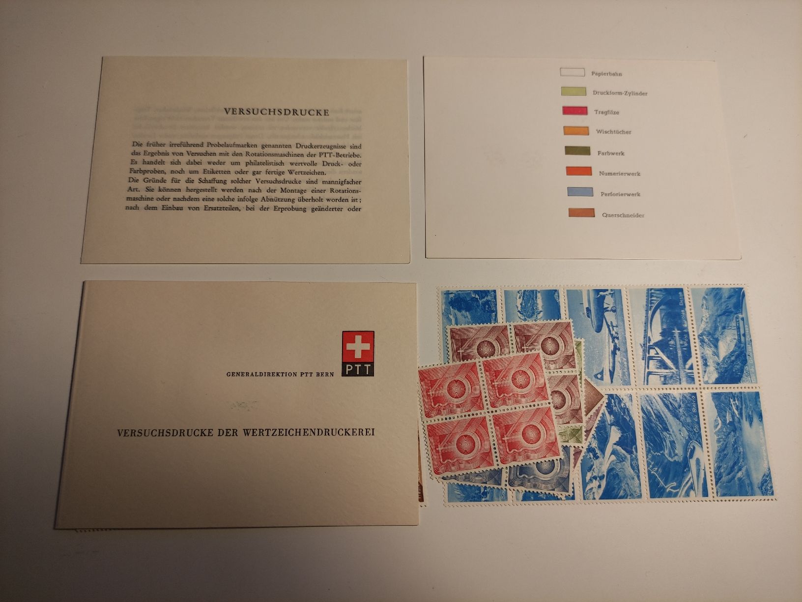 Alle Briefmarken: Versuchsdrucke – Gebraucht aus St. Gallen von Pintador 4