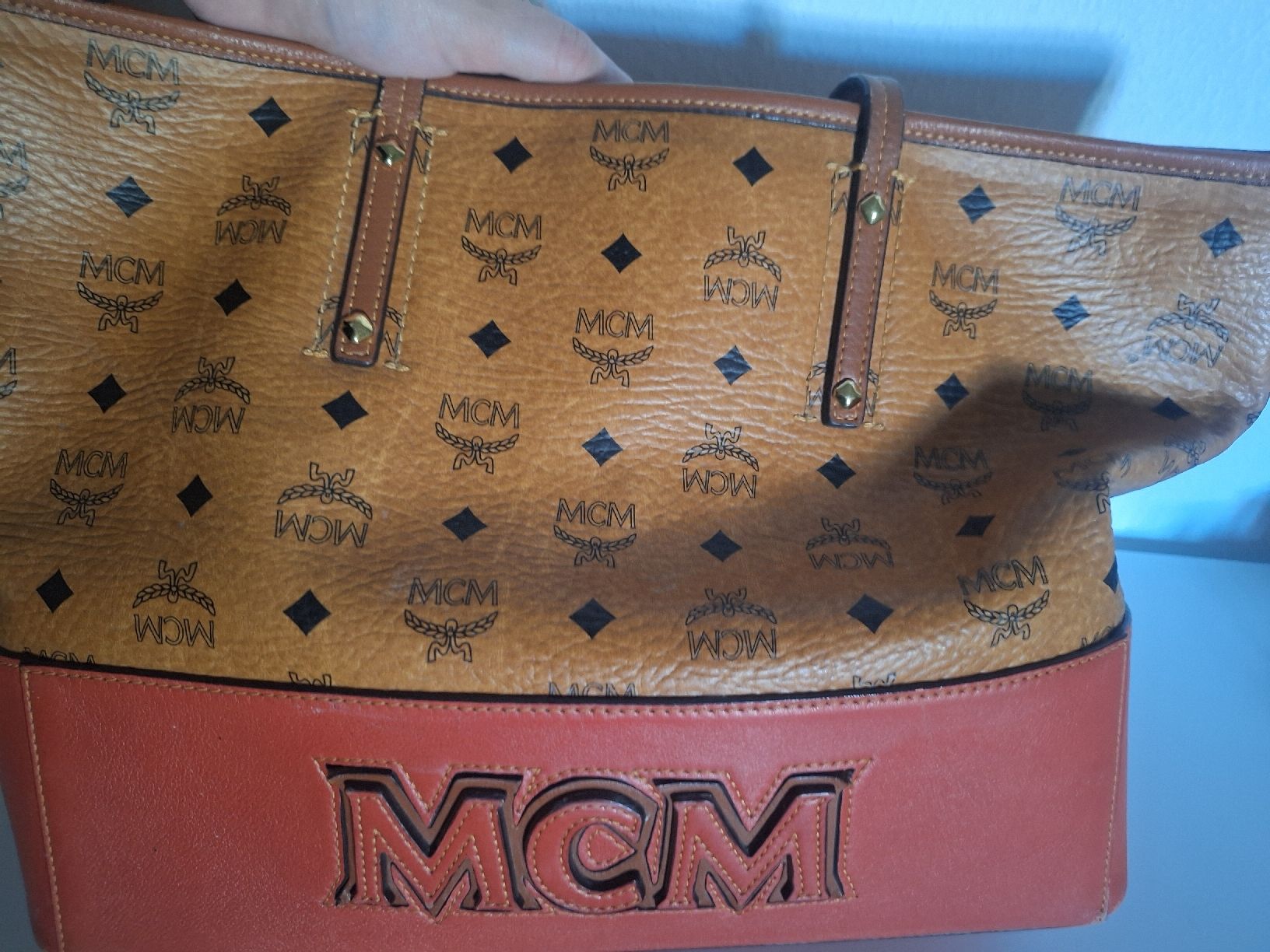 Mcm Sacs femmes: MCM Shopper Cognac – D'occasion à Basel par Ellafix 1