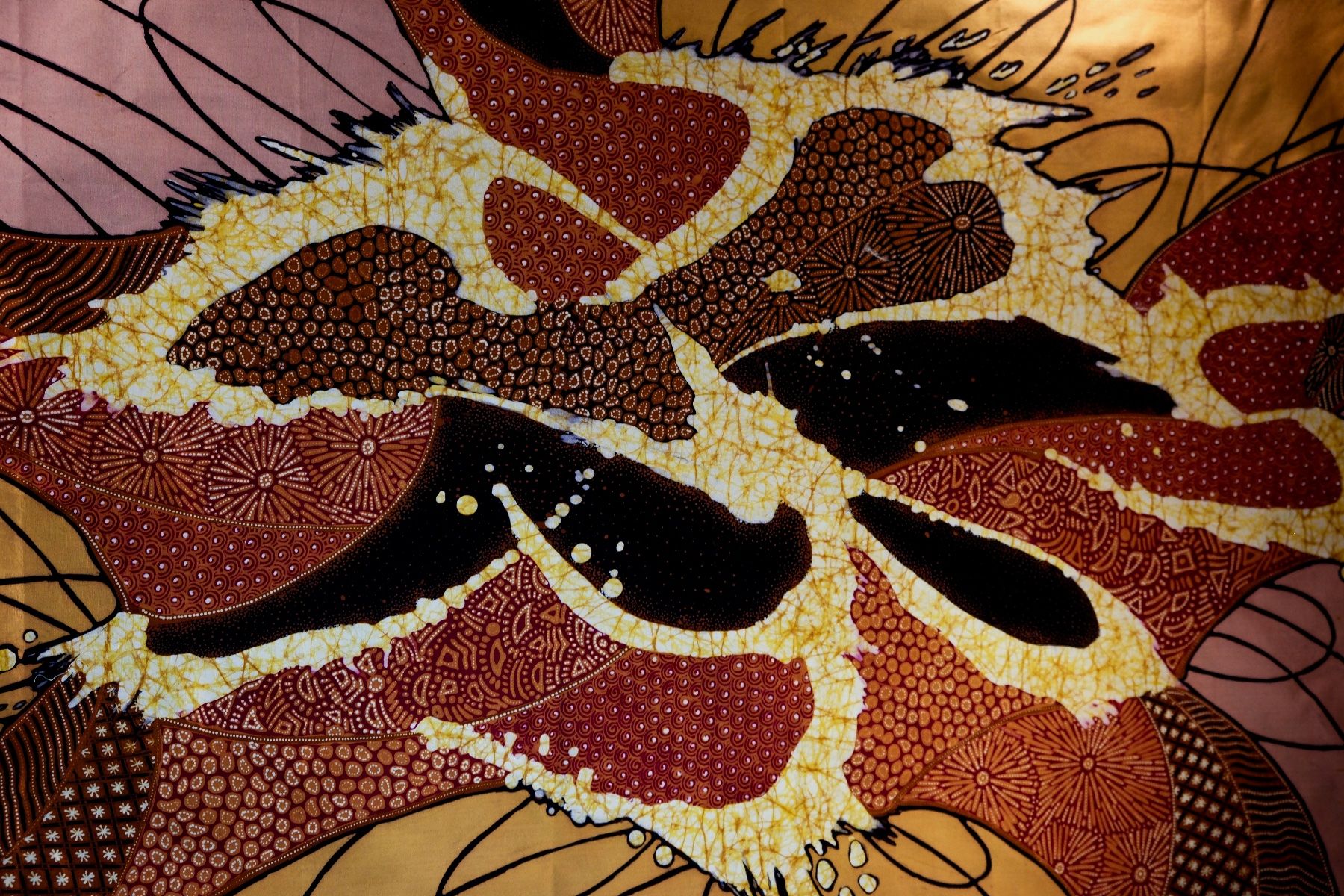Tessuti: Batik-Tulis-Stoff (Java-Kollektion) – Nuovo (secondo la descrizione) da Romanshorn venduto da ras_b6lp