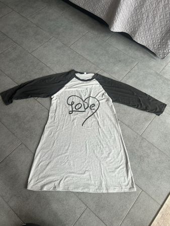 Pyjama langarm grau/schwarz, neuwertig Grösse L - XL