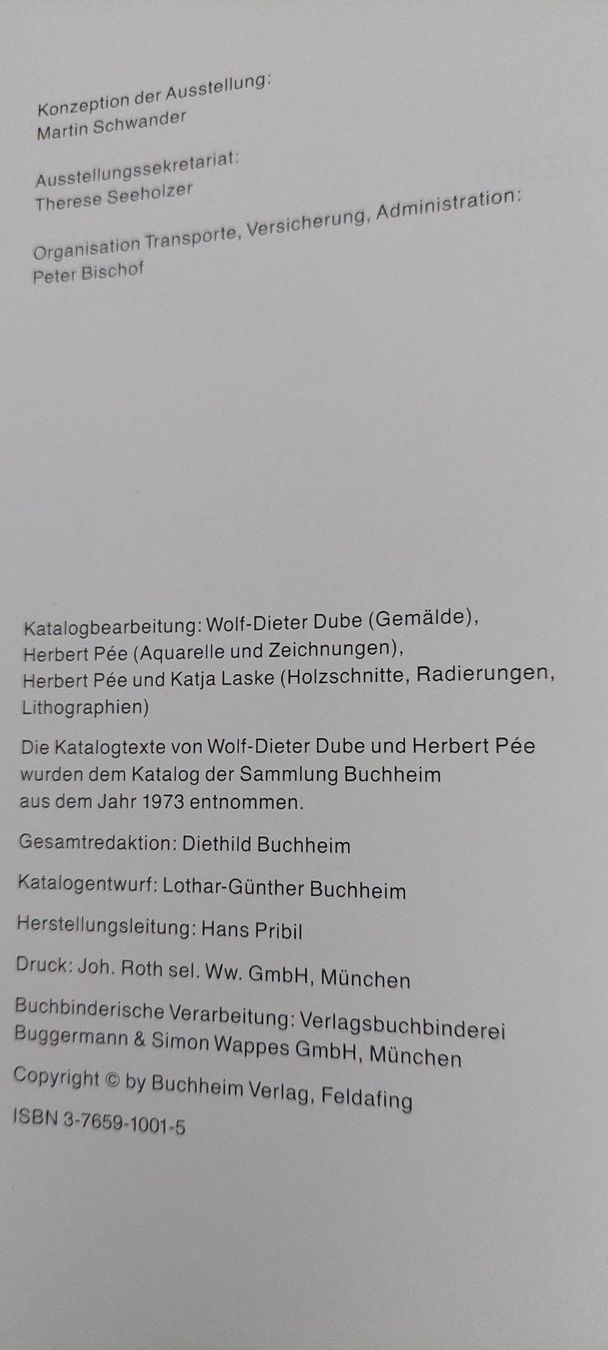 Libri: Expressionisten  Sammlung Buchheim – Usato da Zürich venduto da t24_de 1