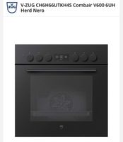V-ZUG CH6H66UTKH4S Combair V600 6UH Herd Nero /  60 x 60,cm