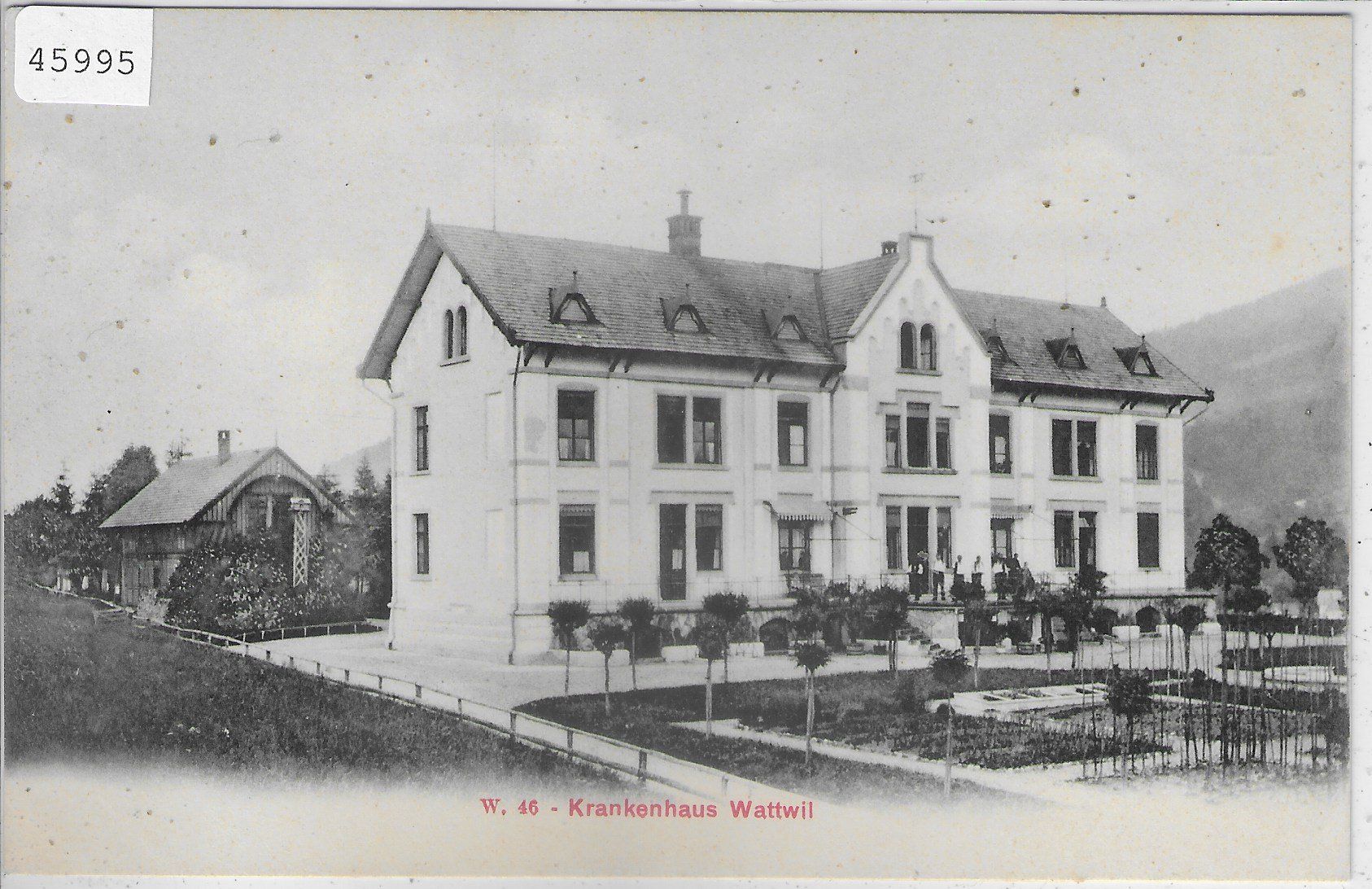 Cartoline postali: Krankenhaus - Wattwil – Usato da Ettingen venduto da Kartenplanet