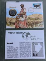 Münzbrief Burundi 1991