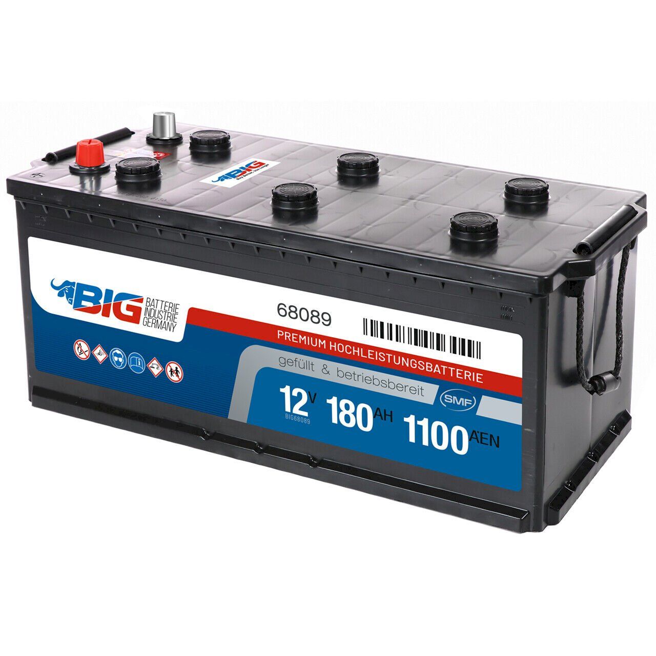 Elettrotecnica: BIG Premium 12V 180Ah Batterie – Nuovo e nell'imballaggio originale da Bottighofen venduto da zaap 1