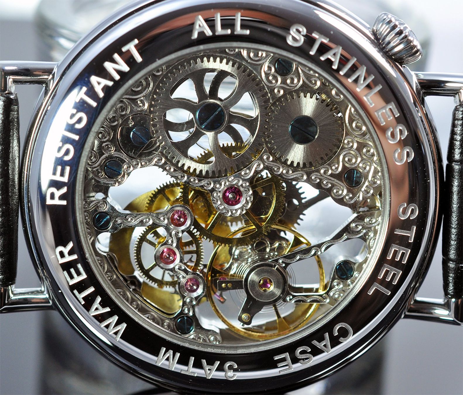 Orologi: Eichmüller schöne grosse Skelettuhr 50mm – Nuovo e nell'imballaggio originale da Wittenbach venduto da Gapservice 4