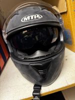Motorradhelm MTR schwarz Gr. L mit Visier