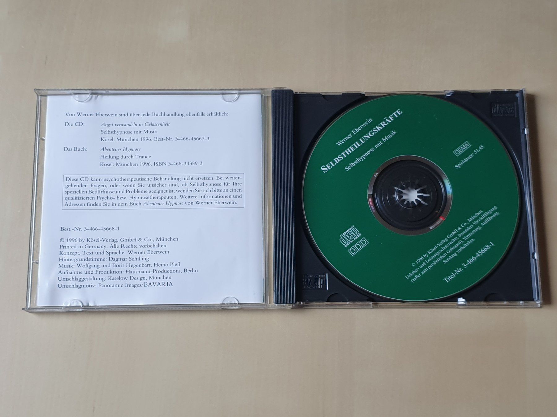 CD: Werner Eberwein Selbstheilungskräfte in der Seele entfalten – Usato da Stansstad venduto da collectorsshop 2