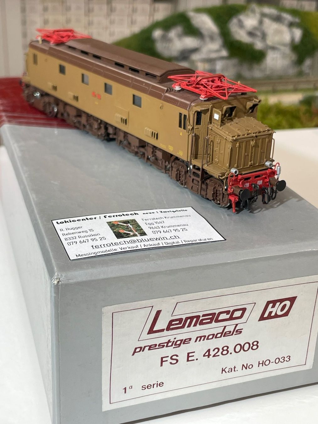 Lemaco Modellini di ferrovie: Lemaco FS 428 008 – Nuovo (secondo la descrizione) da Krummenau venduto da ferrotech 4
