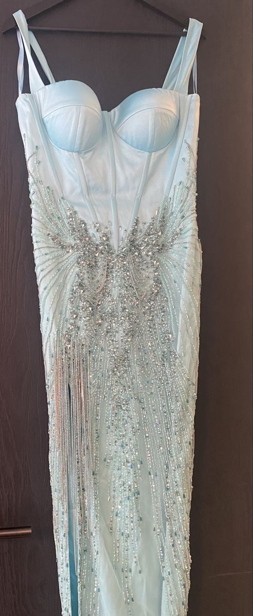 Kleider: Elegantes Abendkleid mit Strass, Gr. 36/38 – Neu (gemäss Beschreibung) aus Oberwil-Lieli von yk___ 1