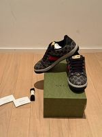 Gucci Men Screener Sneakers GG Supreme-Canvas 8.5 /42.5 NEU