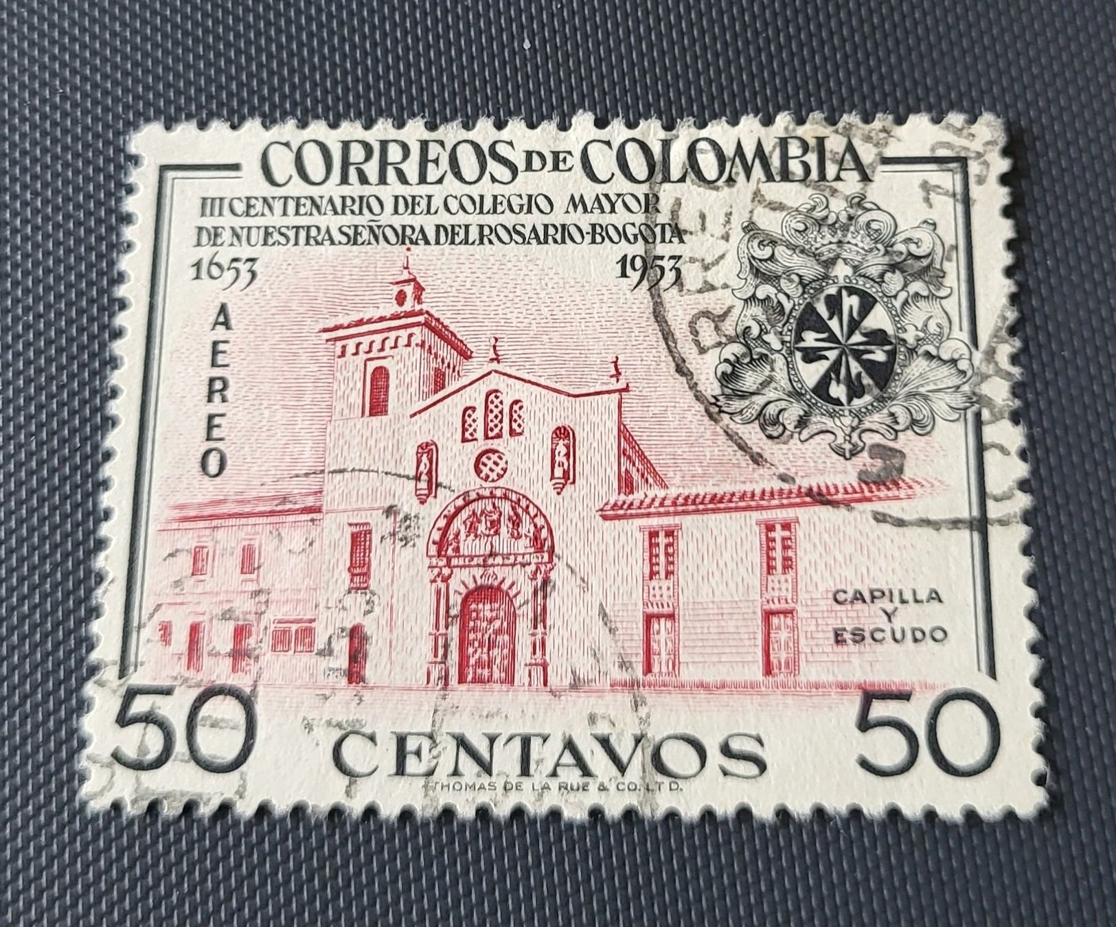 Tutti i francobolli: Kolumbien 1954 alte briefmarke – Usato da St Gallen venduto da Stampsalshobby