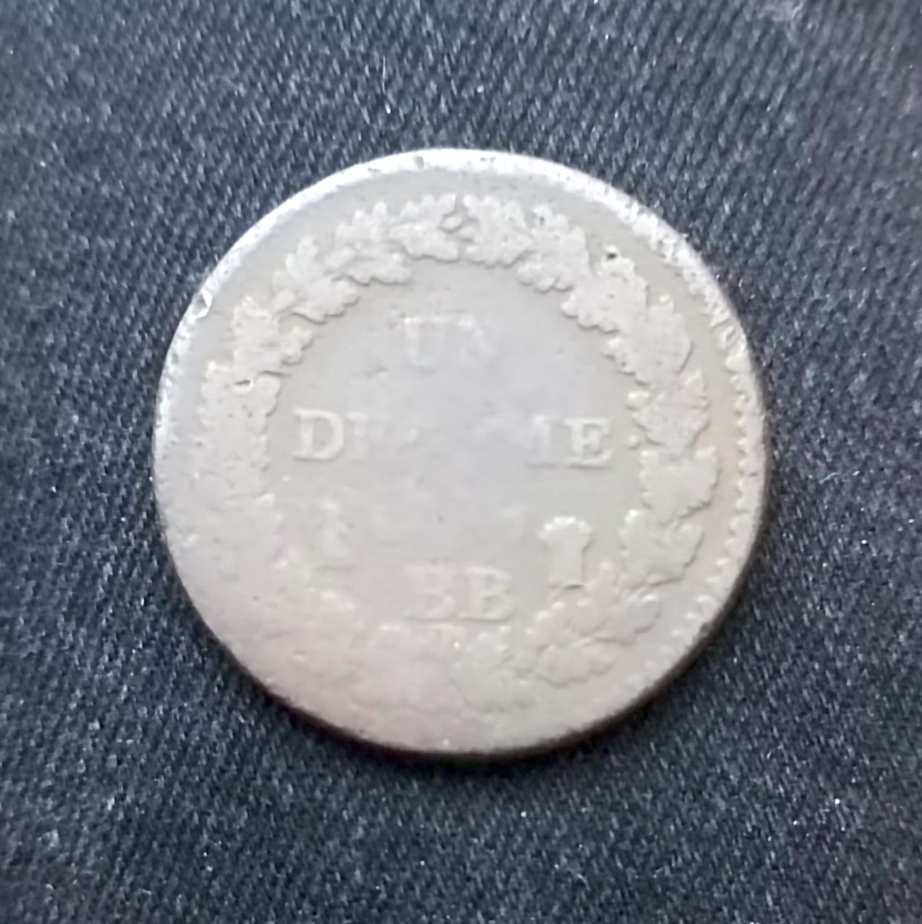 Alle Münzen: 1 Dècime Frankreich 1795-99 – Gebraucht aus Grenchen von Hegre50 1