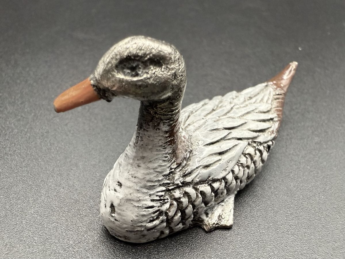 Statuette: Vintage dekorative Ente Statuette – Usato da Lamone venduto da LaCantinaMagica 1