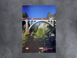 Plakat «Rhätische Bahn» Jahr ca. 1986