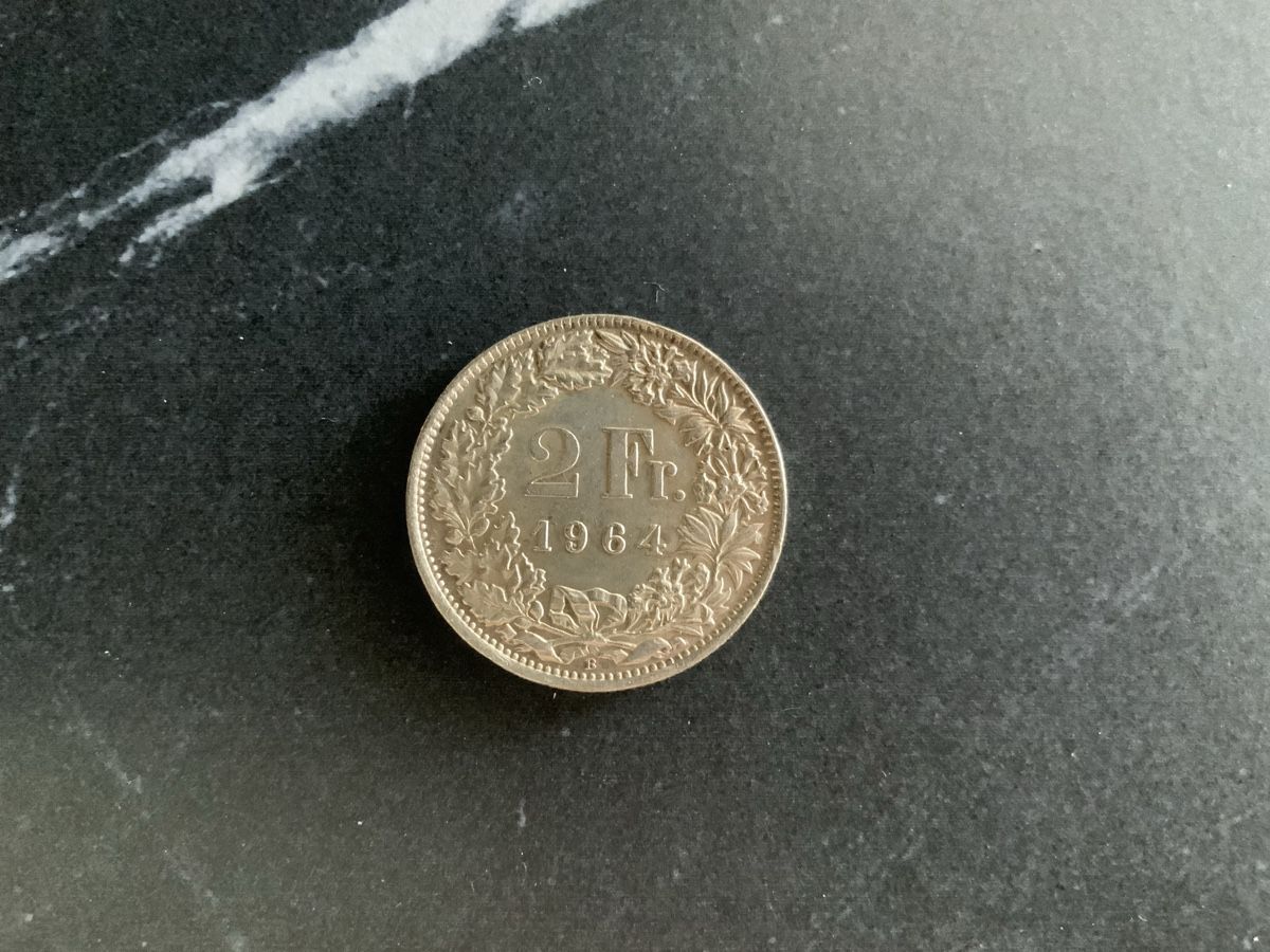 Tutti le monete: Pièce de monnaie CHF de 2.00 de 1964 – Usato da Courgenay venduto da Jacquesdr