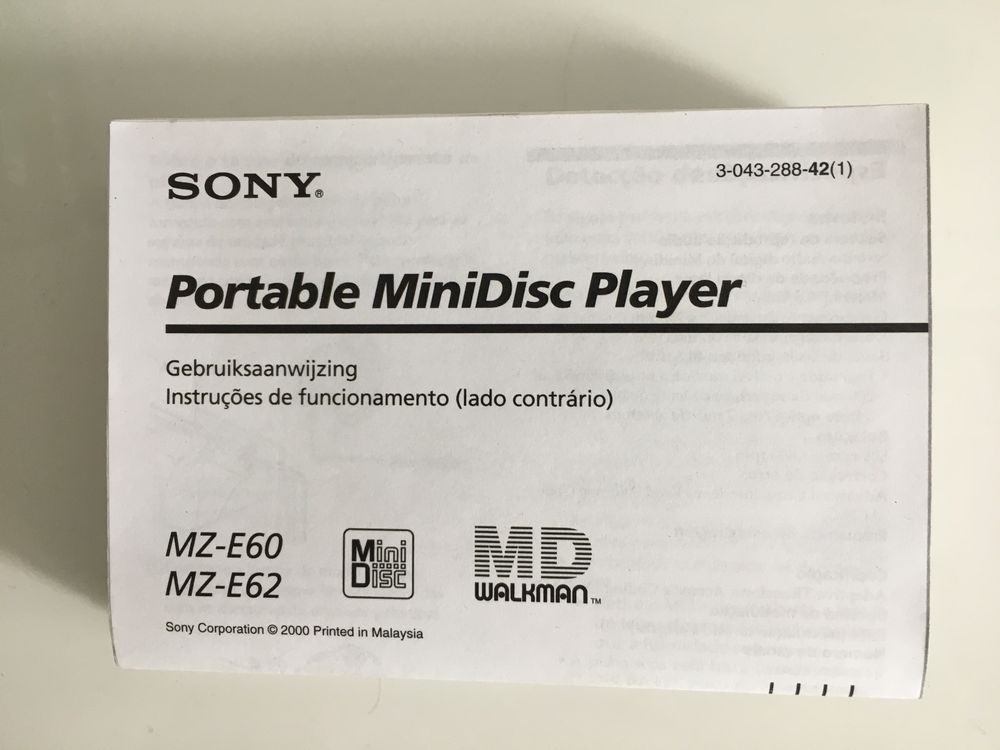 SONY. MinidiscPlayer. MZE60 Kaufen auf Ricardo