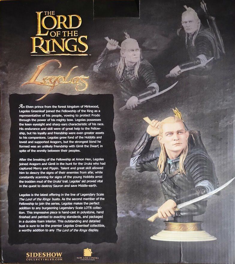 Statuette: "Legolas" Legendary Scale Bust Lim. 077/500 mint K. – Nuovo (secondo la descrizione) da Weissbad venduto da luc_g25h 1