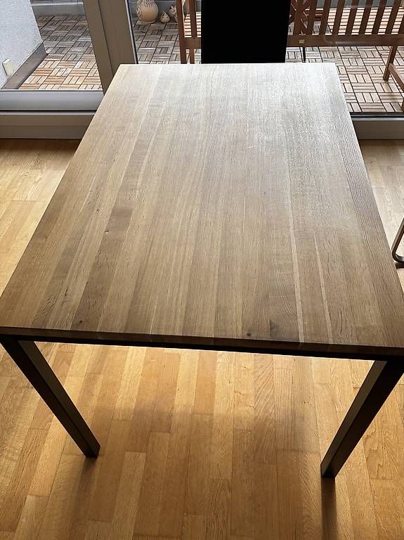 Tables: Esszimmertisch Eiche gewachst – D'occasion à Grosshöchstetten par Trindle 2