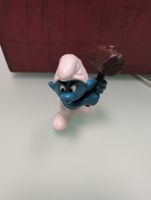 Figurine Schtroumpf Costaud marteau