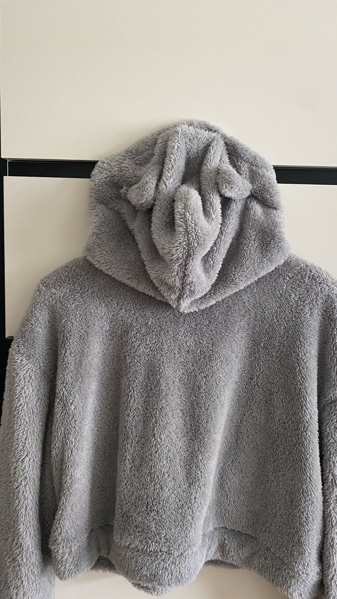 Maglioni & Felpe: Flauschiger Kapuzenpullover, Grau, Gr. XL - neu – Nuovo (secondo la descrizione) da Zürich venduto da hulahup 2