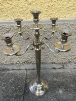 Kerzenständer 5-armig silberfarben Höhe 70cm