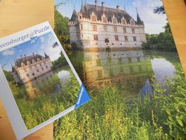 Puzzle 1500 Schloss Azay le Rideau Frankreich Ravensburger