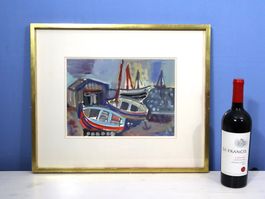 Walter Hermann Jonas 1910-1979, Aquarell/Mischtechnik