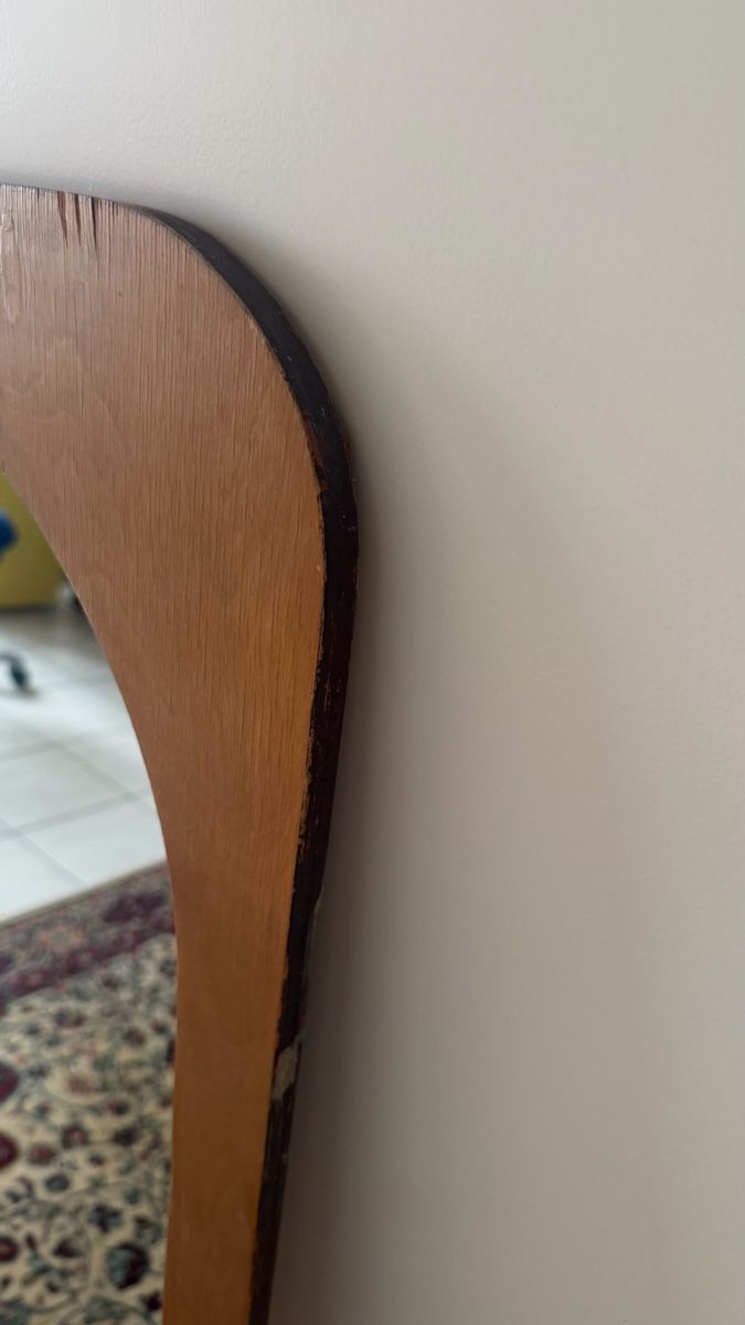 Specchi: Mid century Wood Frame Mirror Vintage – Usato da Meilen venduto da KatKatHar 3