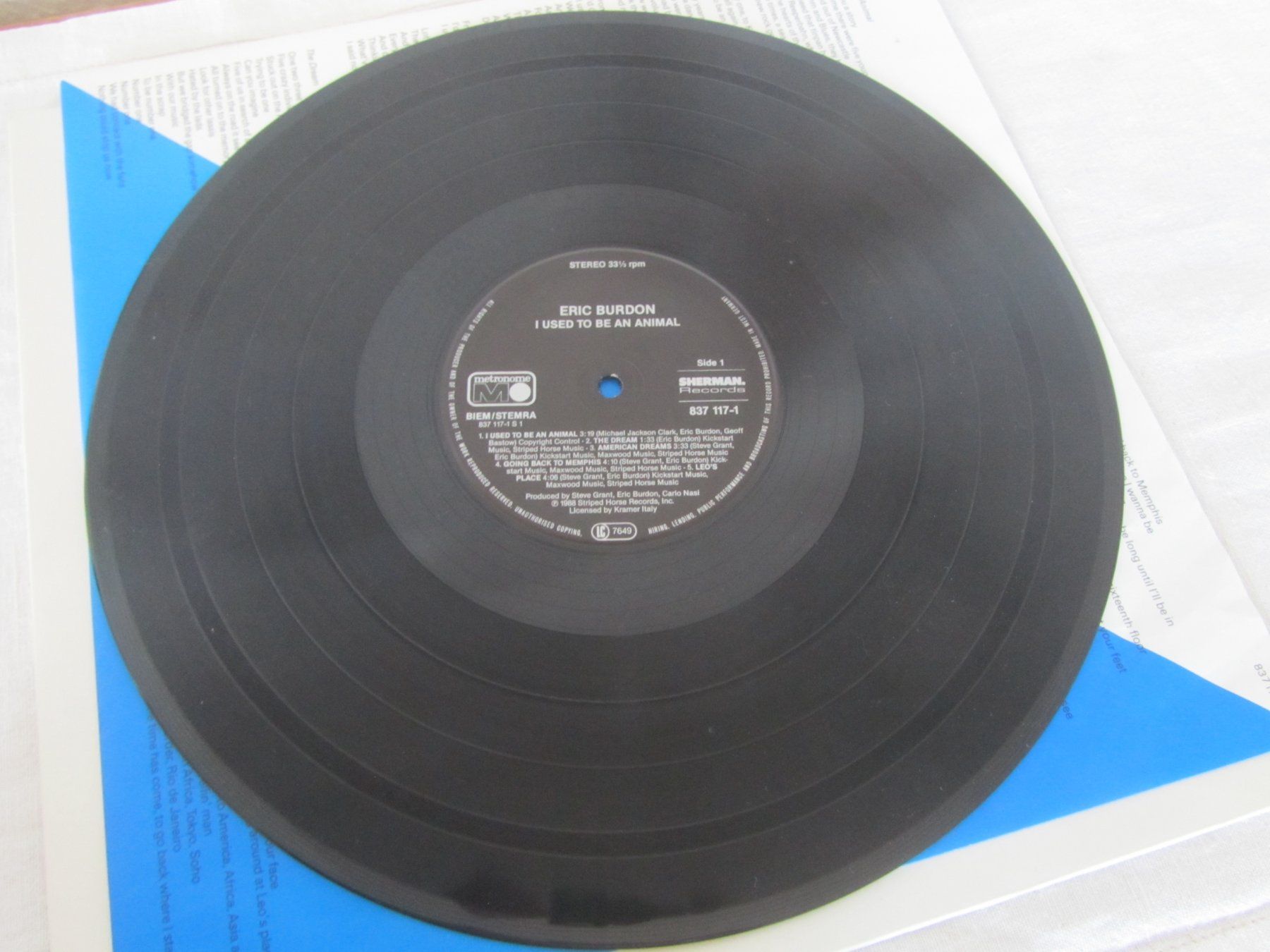 Schallplatten: ERIC BURDON:  I Used To Be An Animal – Gebraucht aus Seengen von mikelele 1