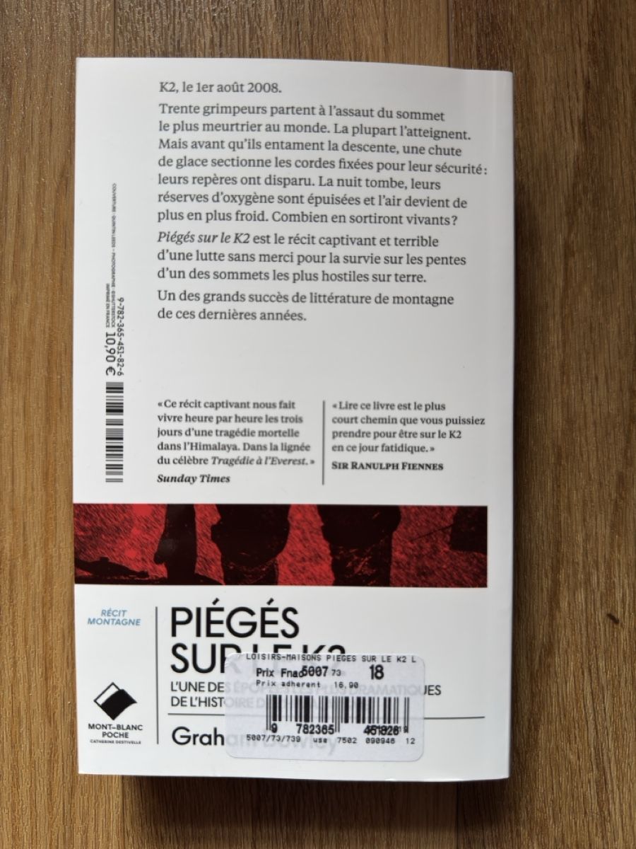 Livres: Piégé sur le K2 – Neuf (Voir description) à Yverdon-les-Bains par nat_hk6v 1