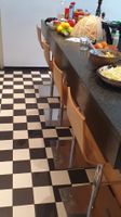 4 Barhocker massiv